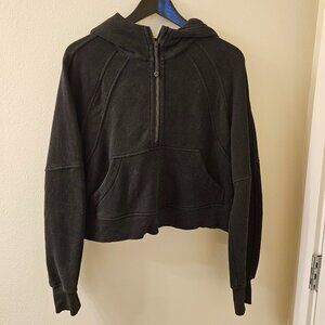 XS/Sm Black Lululemon Scuba Oversized Half-Zip Hoodie